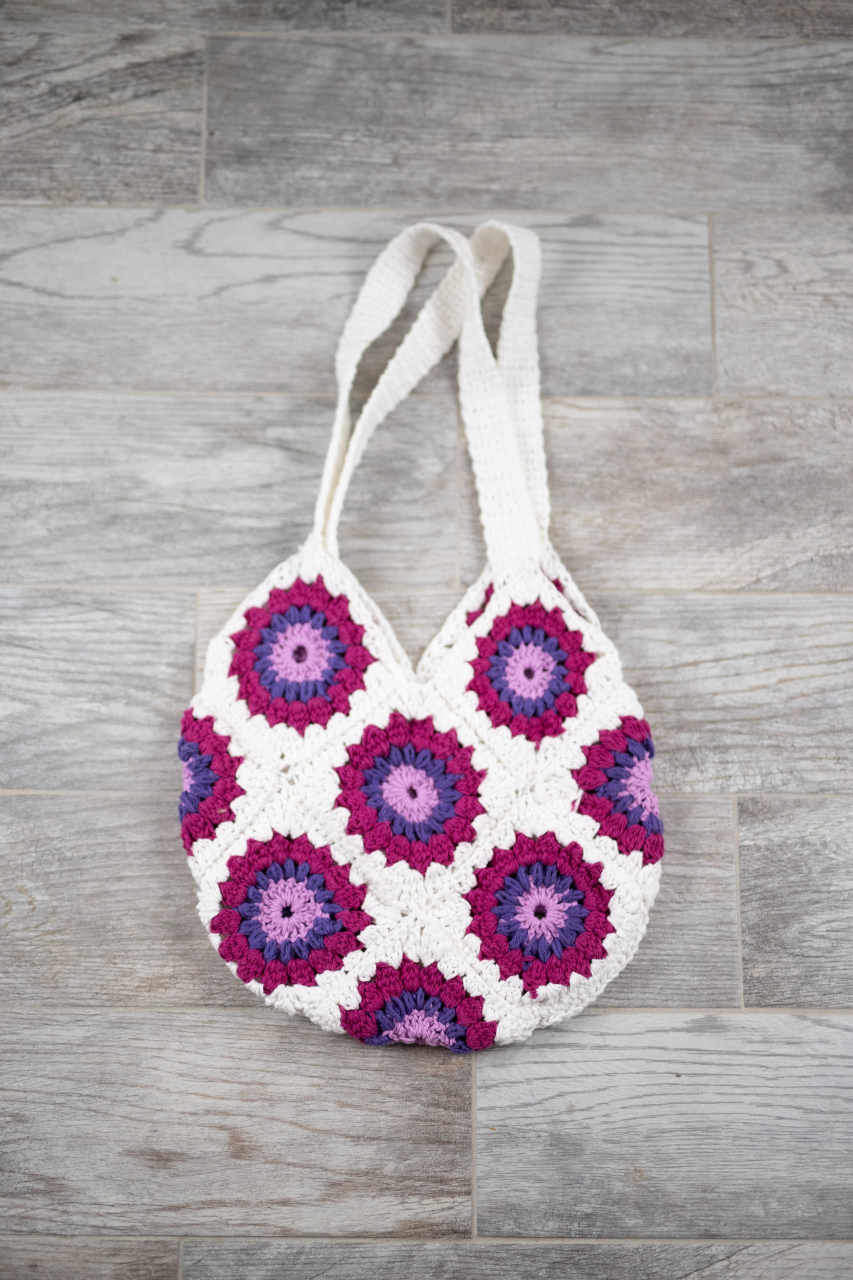 CROCHET PATTERN Starburst Bag Y2K Crochet Star Tote Bag 